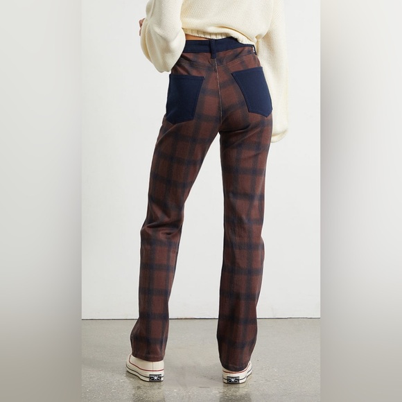 WEWOREWHAT - Color Block Icon Jeans - Picture 3 of 15